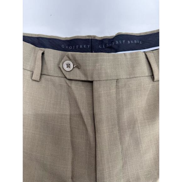 Geoffrey Beene Mens Dress Pants Size 36x29 Brown - Picture 3 of 12